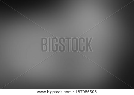 Dark grey black and white tones abstract soft blur background