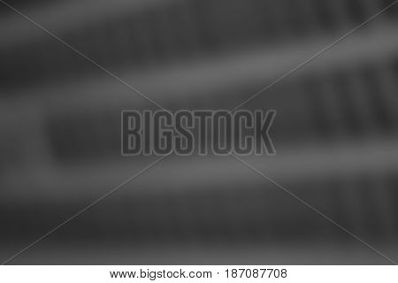 Dark grey black and white tones abstract soft blur background