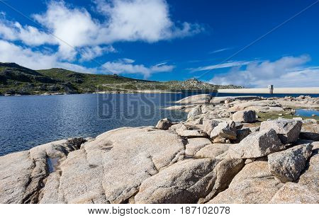 Lagoa Comprida is the largest lake of Serra da Estrela Portugal