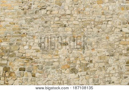 Lareg stone wall color image texture background