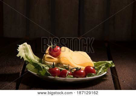 Tomato And Cheese Sandwich