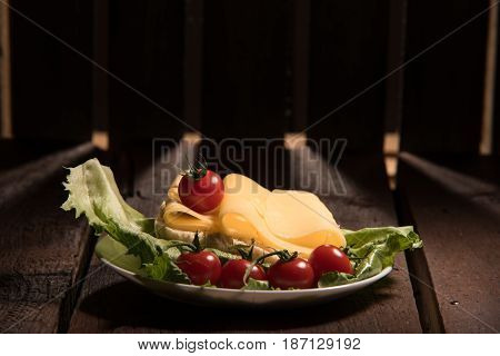 Tomato And Cheese Sandwich