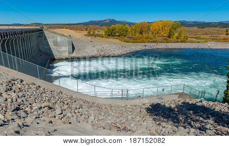 Dam Gate Of Jackson Dam I