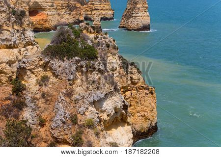 Cliffs of Ponta da Piedade, Lagos, Algarve, Portugal