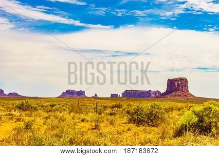 A road leading to Monument Valley Kayenta Arizona