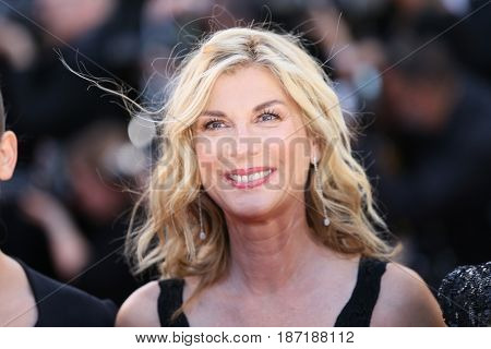  Michele Laroque attends the 'Okja' screening during the 70th annual Cannes Film Festival at Palais des Festivals on May 19, 2017 in Cannes, France. 