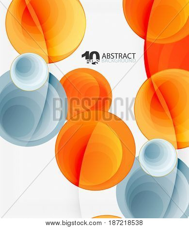 Circle background, geometric abstraction