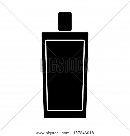 fragance bottle icon over white background. vector illustration