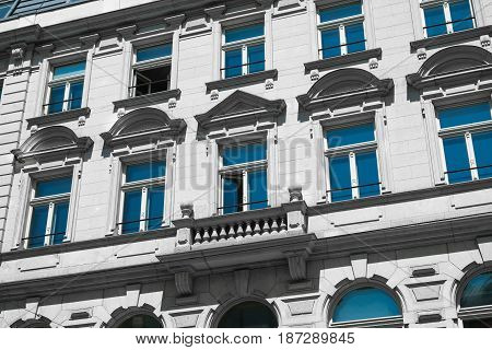Beautiful Old Residential Building Facade