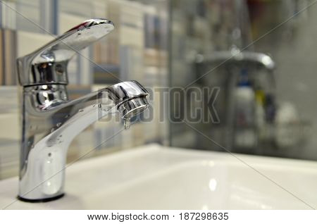 Bathroom Tap Leaking Image & Photo (Free Trial) | Bigstock