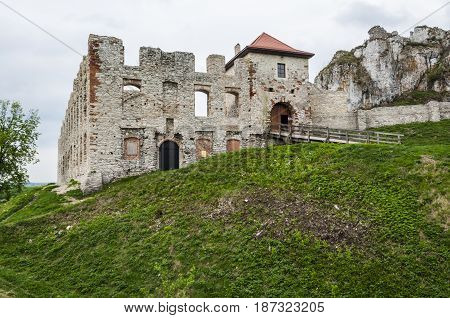 Ruins Of The Castle Rabsztyn On The Trail Of Eagle Nests.