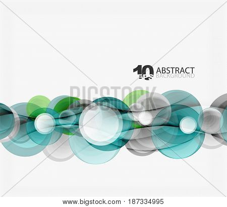 Circle background, geometric abstraction