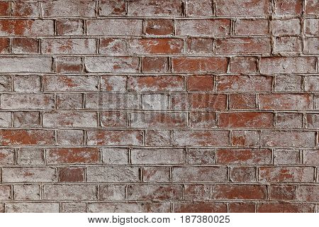 Old Red Brick Wall In A Background Image