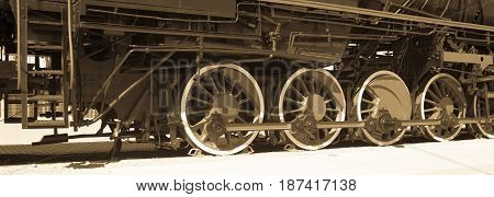 Details Of Polish Steam Locomotive.