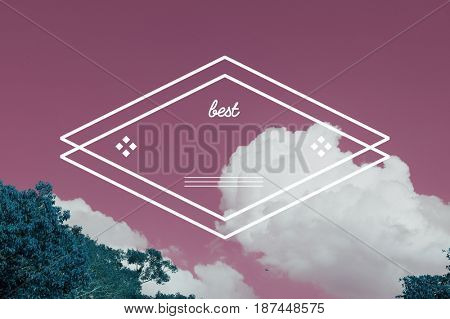Square Rectangle Box Banner Emblem Graphic