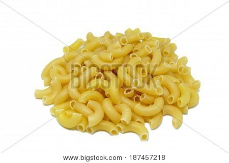 Macaroni for cooking isolate on white background