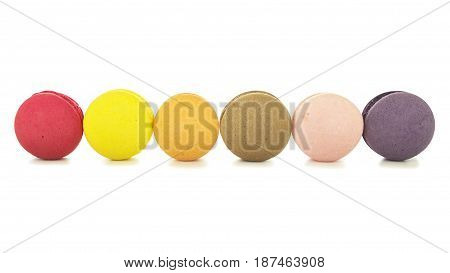 Colorful Pastel Six Pieces Macaroon Arrages