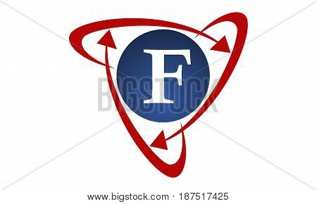 This image describe about  Online Marketing Business Distribution Technology Letter F