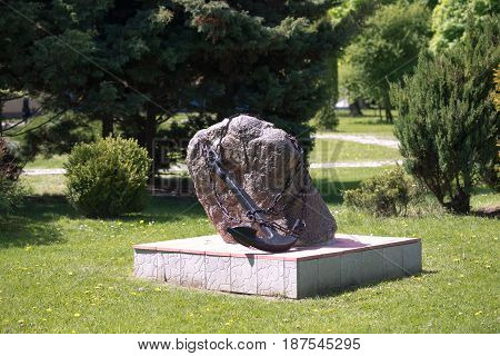 Gomel, Belarus - May 20, 2017: Small Architectural Forms In A Summer Park.