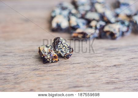 Traditional Vietnamese Sweets With Sesame And Peanuts
