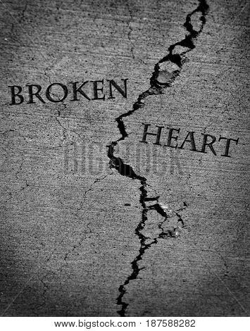 Broken heart lost love jilted lover