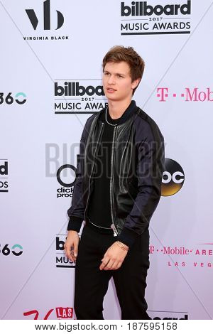 LAS VEGAS - MAY 21:  Ansel Elgort at the 2017 Billboard Music Awards - Arrivals at the T-Mobile Arena on May 21, 2017 in Las Vegas, NV