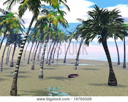ปาล์มหาดบุคคล - แสดงกับกรม