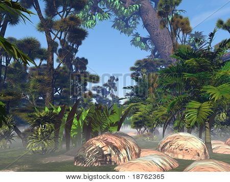 forêt de style pour le film avatar