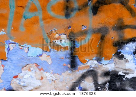 Graffiti fal