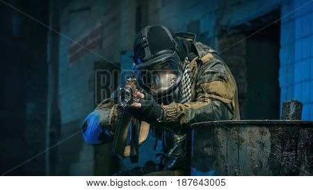 pictures of people in uniform with guns