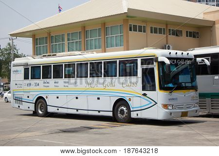 Benz Bus Of Nakhonchai Air. Route Chiangmai Pattaya And Rayong.