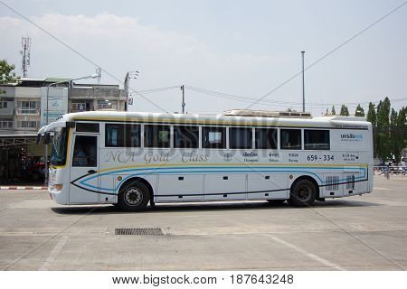 Benz Bus Of Nakhonchai Air. Route Chiangmai Pattaya And Rayong.