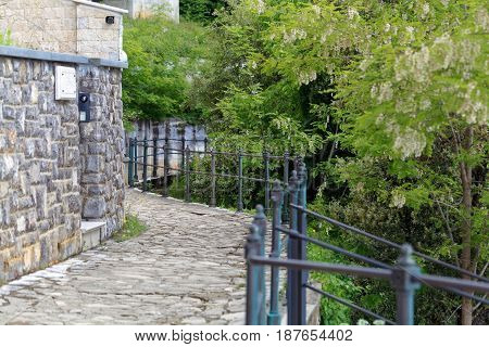 The Lungomare road in Opatija in Croatia.