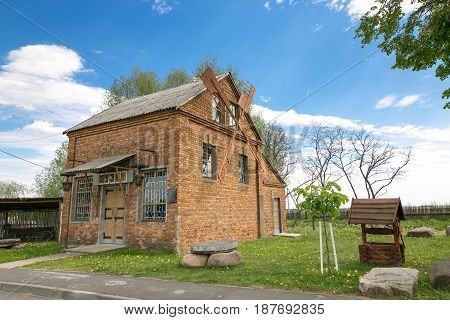 Slutsk, Belarus - May 20, 2017: Museum Of Folk Art In The Building Of A Windmill