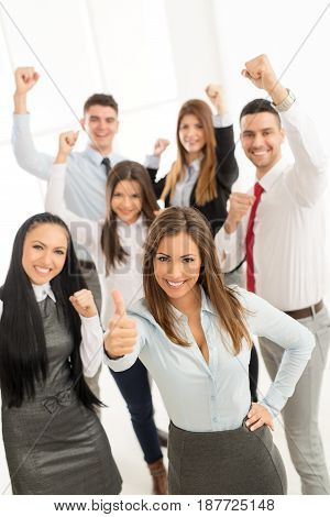 Group Of Young Business Team