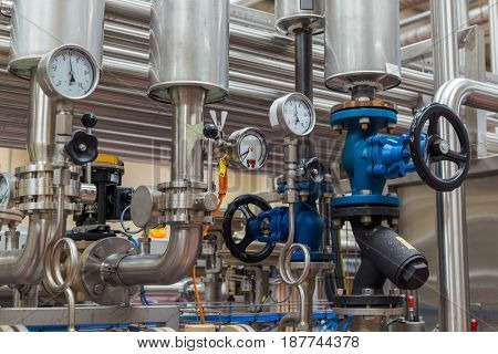 Factory equipment - abstract technology background