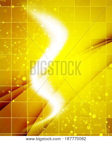 Shiny wave, magic light efffect abstract background