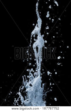 Fresh pure water spout renewable sustainable clean top energy 4. Beautiful freezed motion in life of h20 fluid. Outburst power splashes from bottom to top. Healthy method to prevent climate change.