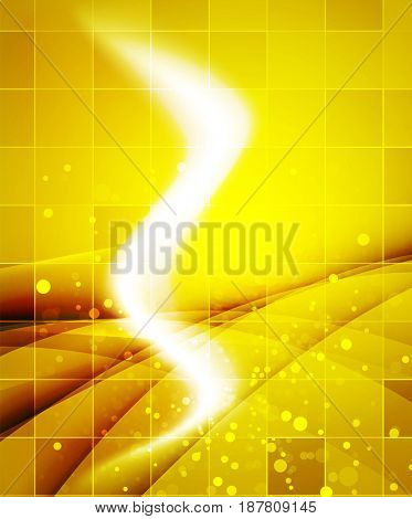 Shiny wave, magic light efffect abstract background