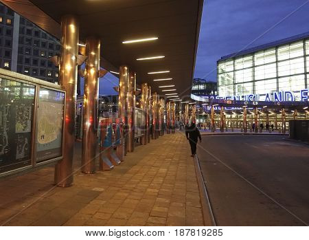 The Staten Island Ferry Terminal in Manhattan - South Ferry -  2017