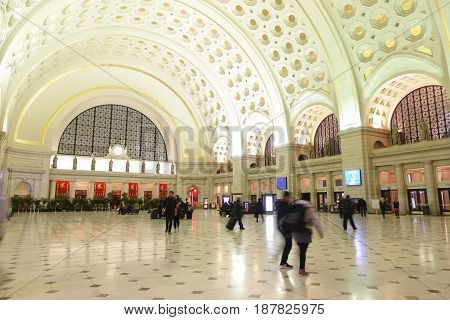 Main Hall of Washington Union station -  2017