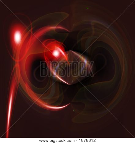 Wunderlichen abstrakten Bild