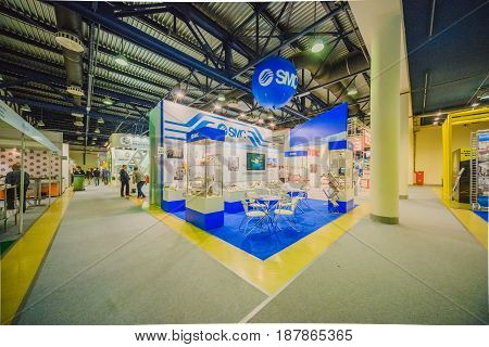 MOSCOW RUSSIA Expocentre - MAY 15-19 2017: 18th international specialized exhibition 
