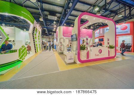 MOSCOW RUSSIA Expocentre - MAY 15-19 2017: 18th international specialized exhibition 