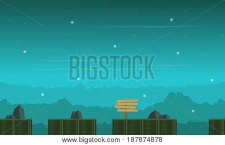 Game background baeuty landscape collection vector art