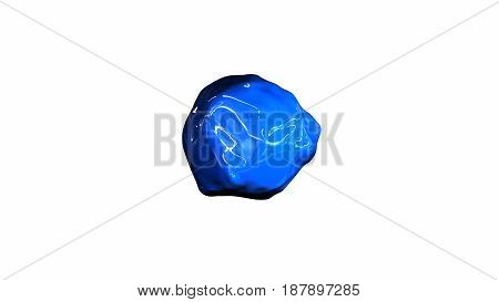 Wavy Colorful Surface, Metamorphose Of Amorphous Shape
