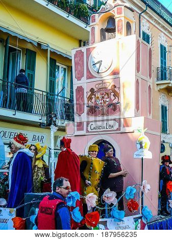 Hdr Carnival Celebrations In Loano