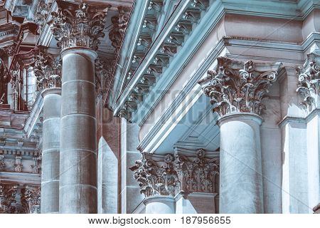 Classical Historic Building Details,  Coloums, Pillars, Capitals