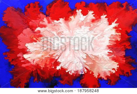 Abstract oil painting background. Colorful digital illustration.