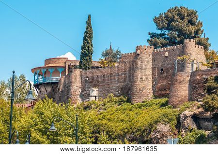 View On Balcony Of Queen Darejan's Palace In Tbilisi, Georgia